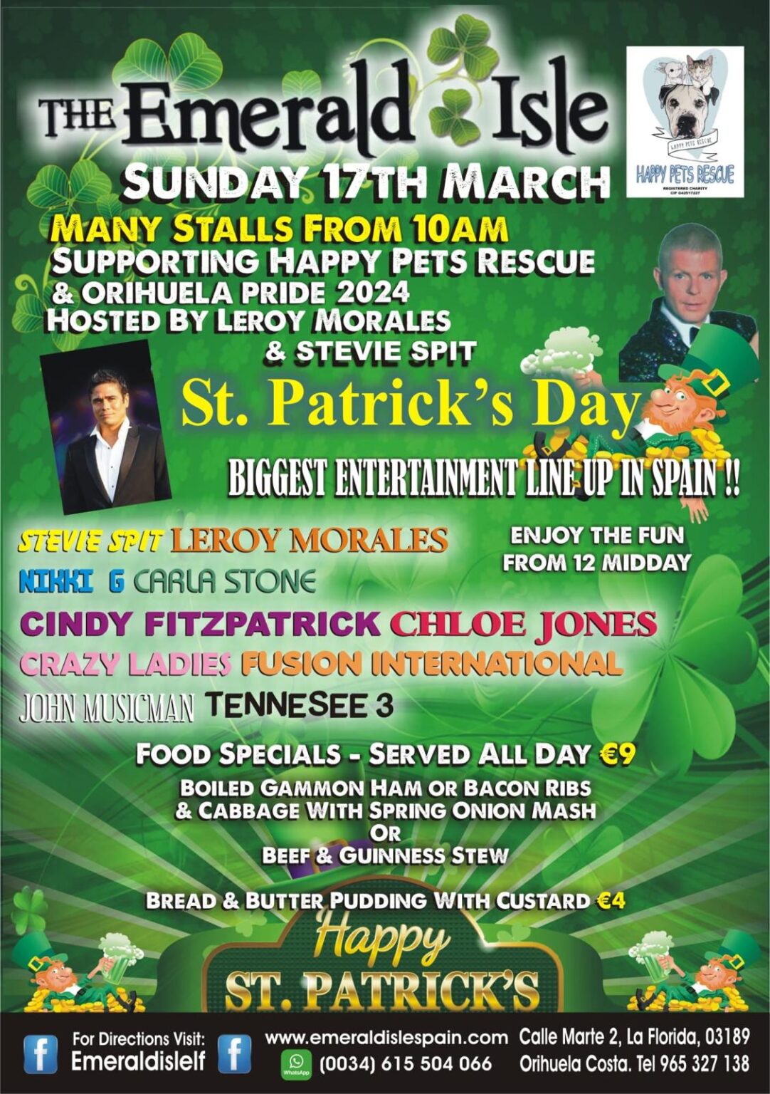 Celebrate St. Patrick’s Day 2024 at The Emerald Isle A Day Full of