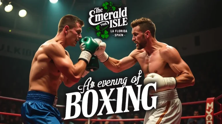 Enjoy a Knockout Night of Boxing at The Emerald Isle