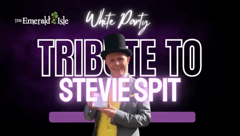 Annual Stevie Spit Memorial Fundraiser – Season Finale White Party at The Emerald Isle