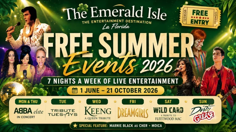 Free Summer Events 2026 at The Emerald Isle