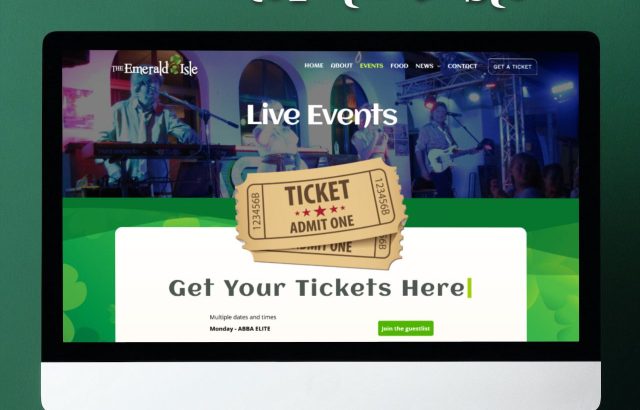 New Event Ticket Booking System at The Emerald Isle