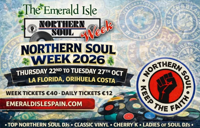 Northern Soul Week 2026 at THE EMERALD ISLE