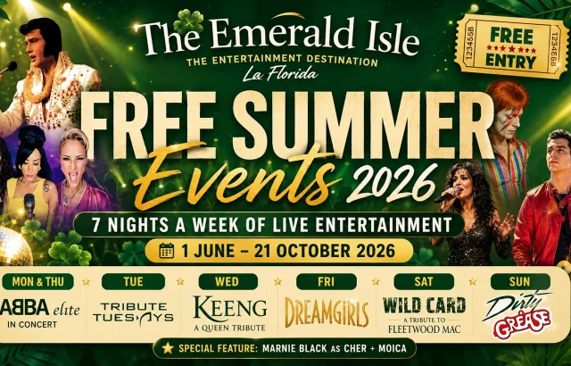 Free Summer Events 2026 at The Emerald Isle
